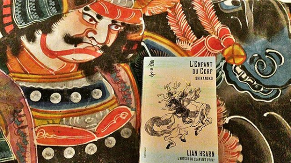 L'enfant du cerf, Lian Hearn, couverture du livre, mangeurdelivres.wordpress.com