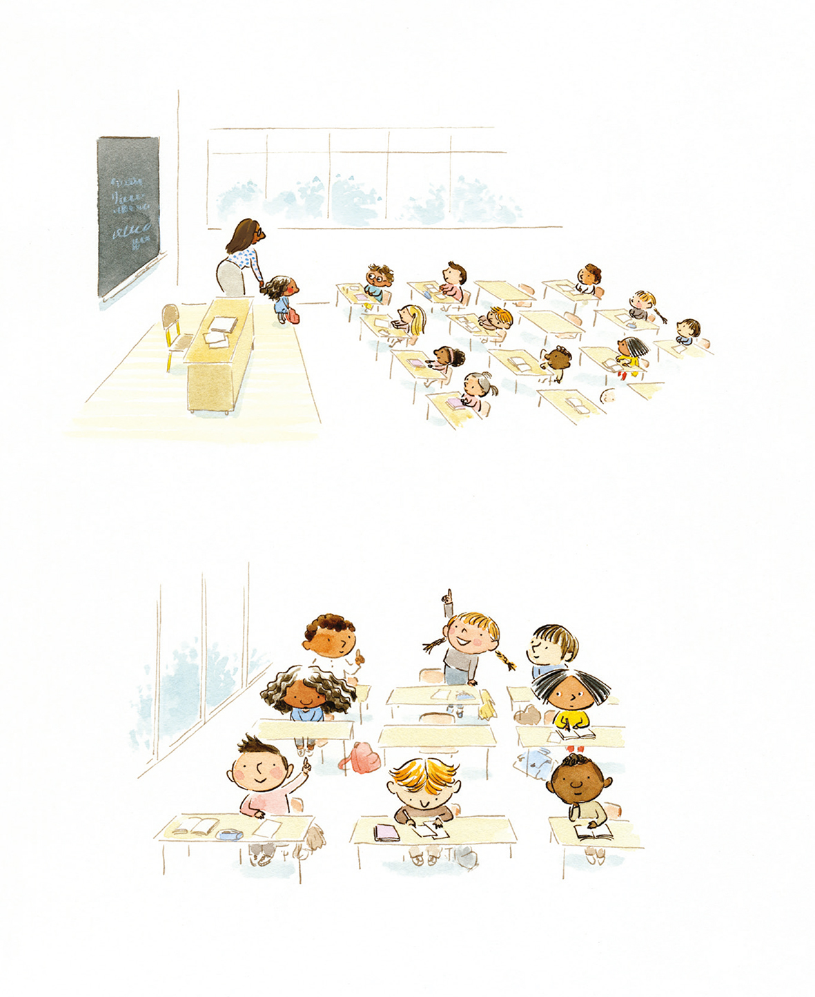 Je marche avec Vanessa | La Pastèque | Kerascoët