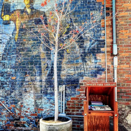 Boite à livre située à Roslyn dans l'Etat de Washington pour le blog littéraire mangeurdelivres.wordpress.com